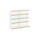 Ver imagem 1 de Kit 2 Módulos de Gôndolas Parede 1,70 Fit40 Amapá