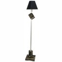 Ver imagem 1 de Luminária de Chão Cúpula Clássica Base MDF e Metal 71 JD Molina