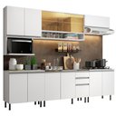 Ver imagem 3 de Armário de Cozinha Completa 280cm Branco Genova Madesa 04SR