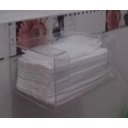 Ver imagem 3 de Suporte Acrílico Porta Papel Toalha Banheiro Lavabo Cozinha