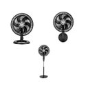 Ver imagem 1 de Ventilador 3 em 1 Arno Silence Force 40cm Vum3 Preto - 127V