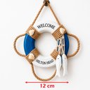 Ver imagem 5 de Boia Náutica Marinheiro Artesanal Decoração Parede Casa 12cm