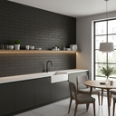 Ver imagem 3 de Revestimento Tijolinho Brick de Concreto - Black Soft m²