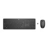 Kit Mouse e Teclado HP Wireless Sem Fio 230 - Preto - 1