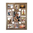 Ver imagem 1 de Painel P/ 11 Fotos, 1 20x25 E 10 10x15 Mural,quadro.(Rustico)