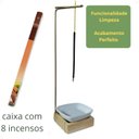 Ver imagem 2 de Porta Incenso Invertido Quad Copo Porcelana 1cx Insenso