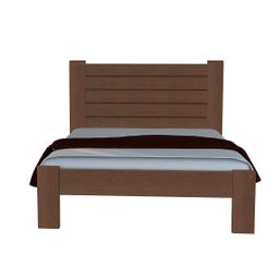 Cama Casal Malbec Madeira Maciça Angelim Pedra/tauari Tabaco - 7