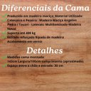 Ver imagem 4 de Cama Casal Malbec Madeira Maciça Angelim Pedra/tauari Tabaco