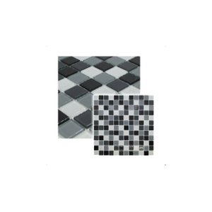 Pastilhas de Vidro 2,5 X 2,5 La Bella Griffe - Preto