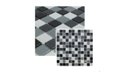 Ver imagem 1 de Pastilhas de Vidro 2,5 X 2,5 La Bella Griffe - Preto