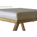 Ver imagem 4 de Banqueta Zênite - Cobre - Assento Estofado Pérola - 75cm