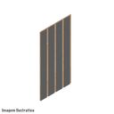 Ver imagem 2 de Kit 3 Painel Ripado Mdf Bp 6mm Premium Alto Padrão 38,5x20cm
