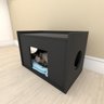 Cama De Gato E-Nichos Em Mdf Preto En489G03 - 1