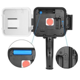 Luminária Aquática Est, Filtro e Disparador Gopro 567 Black - 5