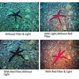 Luminária Aquática Est, Filtro e Disparador Gopro 567 Black - 2