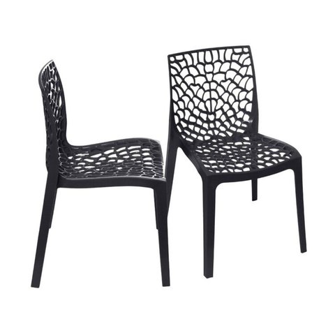 Cadeira Gruvyer para Sala de Jantar Kit com 2 Unidades