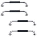 Ver imagem 1 de Barra de Apoio Inox 30cm Suporte Antiderrapante Idoso Kit 4 Uni Criança Gestante Cadeirante Escada C