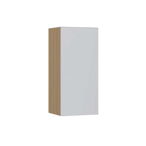 Armário Aéreo P/ Cozinha Allure C/ 1 Porta 40cm Jequitiba/gris Fosco - Linea Brasil