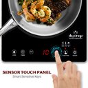 Ver imagem 3 de Duxtop Cooktop Portátil de Indução 1800w, Painel Sensor e Vidro Completo