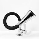 Ver imagem 1 de Torneira Cozinha Mesa Gourmet Preta Cone Cromo 1/4 Volta C70