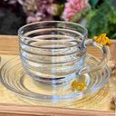 Ver imagem 3 de Jogo 4 Xícarasde Chá com Pires Little Bee Abelha Colmeia Mel Cristal Ecológico 200ml Lyor