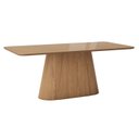 Ver imagem 5 de Conjunto Sala de Jantar Mesa Olivia 200cm Tampo MDF e Vidro Canto Arredondado 8 Cadeiras Anne
