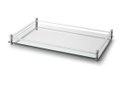 Ver imagem 1 de Aparador Decorativo De Vidro Espelhado 54Cm - Forma Inox