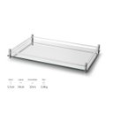 Ver imagem 3 de Aparador Decorativo De Vidro Espelhado 54Cm - Forma Inox