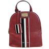 Mochila Poliuretano Chic Com Listras Chenson Bordô - 2