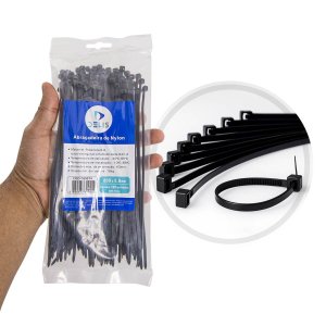 Fita Hellerman Abraçadeira Enforca Gato de Nylon 200x3,6mm 18kg Ds0074-500un