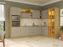 Ver imagem 1 de Cozinha Modulada Completa 10 Peças Ellite Yescasa Amarelo/Canary/Avela
