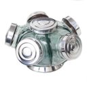 Ver imagem 2 de Baleiro Giratório Médio Alumínio Vidro Capacidade 2500 Ml