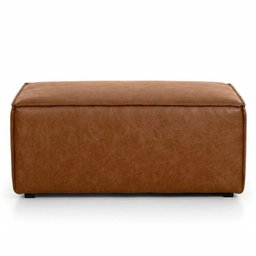 Conjunto Sofá 260cm e Puff 100cm Baobá CabeCasa MadeiraOriginals Cobre Courino Coffe - 12 Conjunto Sofá 260cm e Puff 100cm Baobá CabeCasa MadeiraOriginals Cobre Courino Coffe - 12