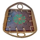Ver imagem 2 de Bandeja Rattan e Ceramica Floral Pintada a Mao Indonesia 10