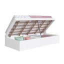 Ver imagem 5 de Cama Box Infantil/juvenil Articulável Solteiro Duda Branco