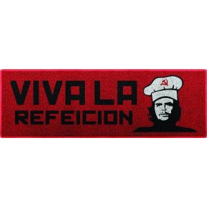 Tapete Cozinha Viva La Refeicion Esquerda Che Guevara