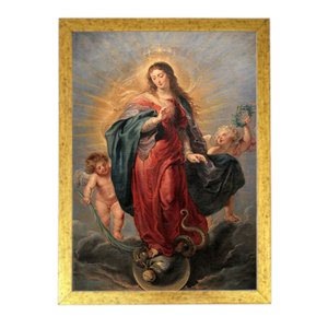 Lindo quadro poster com moldura Decoração religiosa drd5162