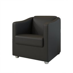 Poltrona Decorativa Mariana Corino Preto Dal Poz Estofados - 2