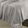 Manta La Dotta Solteiro Microfibra Plush Premium Jacquard 150m x 220m Prata - 3