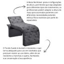 Ver imagem 5 de Maca Estofada Estética Cílios Regulável Spa Suede Maitê:cinza