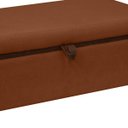 Ver imagem 5 de Banqueta Decorativa Puff Baú Organizado Bali 90 Cm Bouclé:terracota