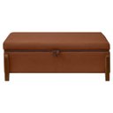 Ver imagem 2 de Banqueta Decorativa Puff Baú Organizado Bali 90 Cm Bouclé:terracota