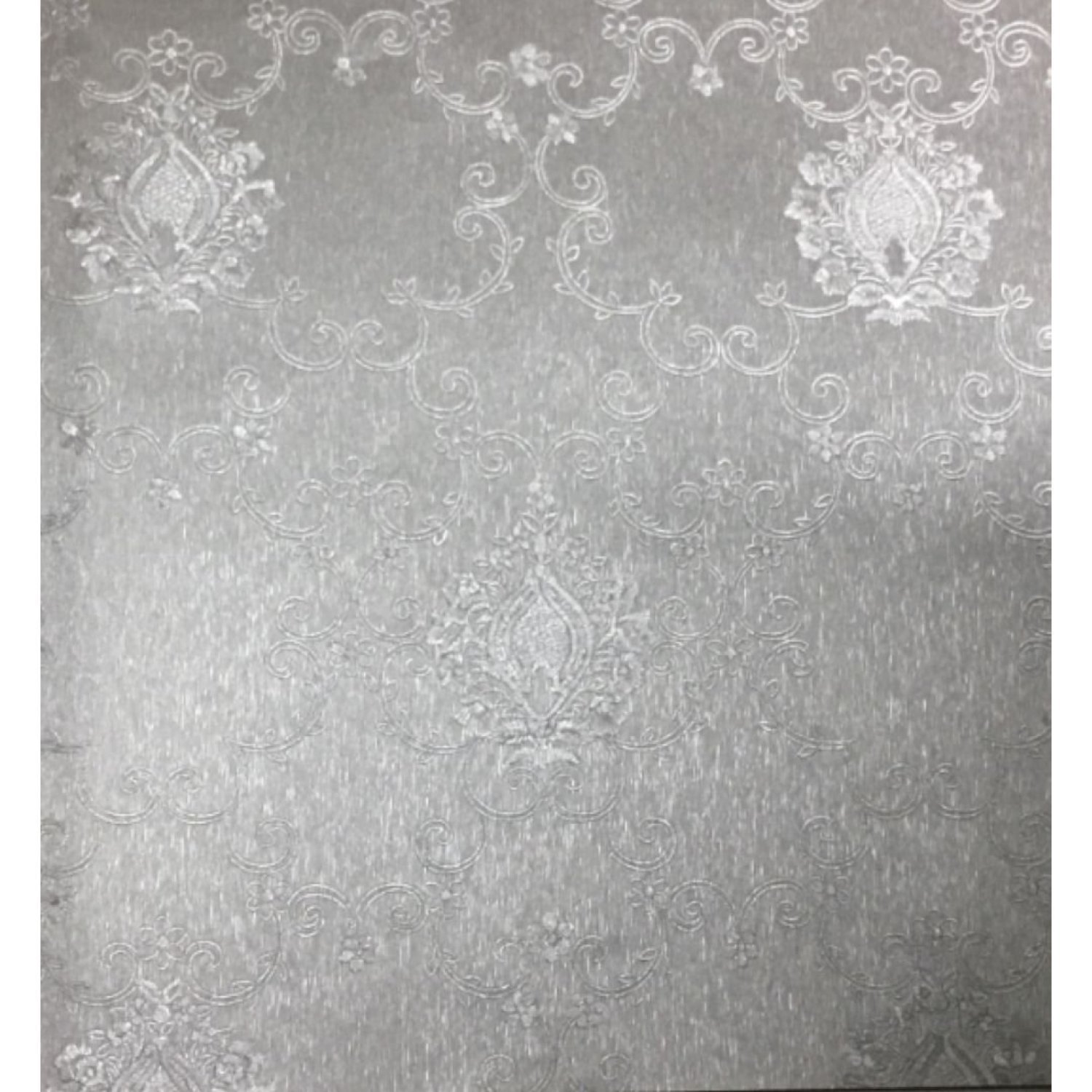 Papel de Parede Vinilico Glass Mosaic - Book Bologna 53cm x 9,5m Rolo Texturizado Flor - 1