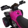 Mini Quadriciclo Moto Elétrica Criança Infantil Bateria 6V Luz Som Bivolt Rosa Brinqway BW-129 RS - 4
