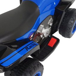 Mini Quadriciclo Moto Elétrica Criança Infantil Bateria 6v Luz Som Bivolt Azul Brinqway Bw-129 Az - 5