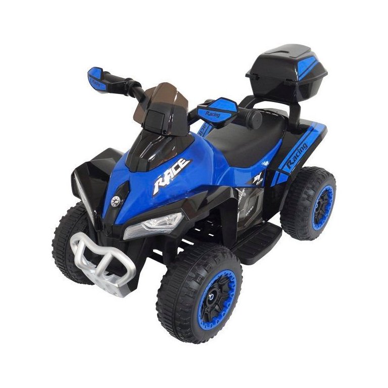 Mini Quadriciclo Moto Elétrica Criança Infantil Bateria 6v Luz Som Bivolt Azul Brinqway Bw-129 Az Mini Quadriciclo Moto Elétrica Criança Infantil Bateria 6v Luz Som Bivolt Azul Brinqway Bw-129 Az