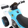 Mini Quadriciclo Moto Elétrica Criança Infantil Bateria 6V Luz Som Bivolt Branco Brinqway BW-129 - 4