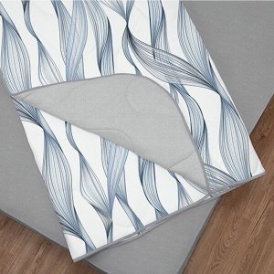Edredom Duo Solteiro Tecebem Paz com Plush Flannel Liso Azul Escuro