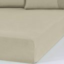 Ver imagem 2 de Lençol King Bella Cama Malha 100% Algodão 193x203x40cm Avelã