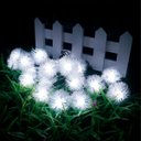Ver imagem 2 de Pisca Cordão Dente de Leão Solar Externo 20 Leds 5m Branco